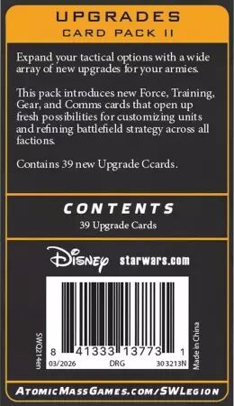 Star Wars L&eacute;gion : Universal Upgrade 2 (Card Pack)
