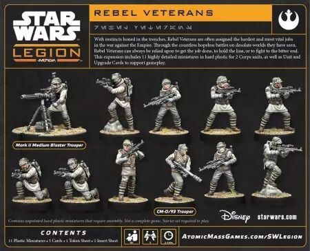 Star Wars L&eacute;gion : V&eacute;t&eacute;rans Rebelles (Reissue 2026) - Extension d\'unit&eacute;