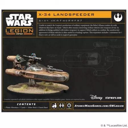 Star Wars L&eacute;gion : X-34 Landspeeder​​​ (Reissue 2026) - Extension d\'unit&eacute;