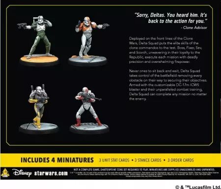 Star Wars Shatterpoint : Delta Squad, Form Up (Escouade)