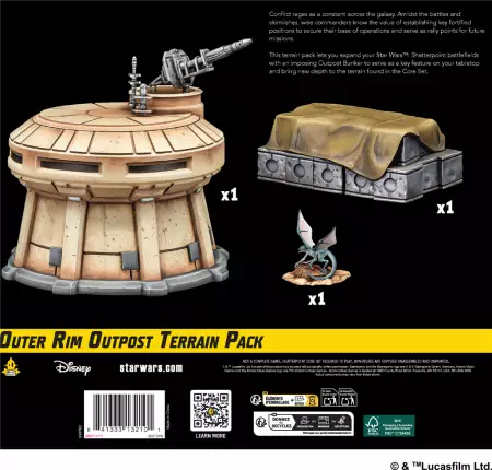 Star Wars Shatterpoint : Outer Rim Outpost (Terrain)