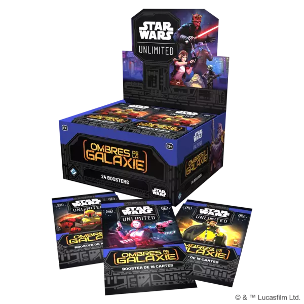 Star Wars Unlimited - Ombres de la Galaxie - Bo�te de 24 boosters FR