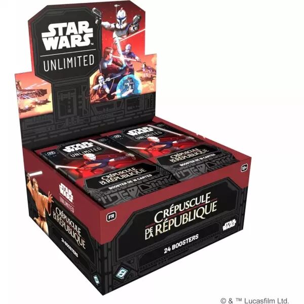 Stars Wars Unlimited - Cr�puscule de la Galaxie - Bo�te (display) de 24 Boosters Fran�ais