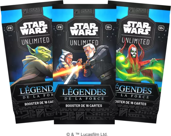 Stars Wars Unlimited - L�gendes de la Force - Booster Fran�ais