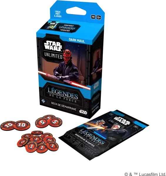 Stars Wars Unlimited - L�gendes de la Force - Deck 1 joueur Dark Maul (Fran�ais)