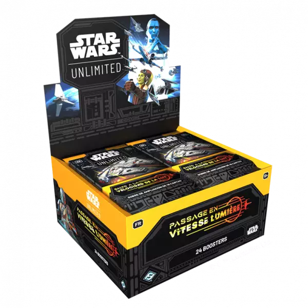 	Stars Wars Unlimited - Passage en Vitesse Lumi�re - Boite de 24 Boosters Fran�ais