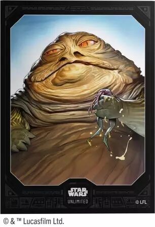 Stars Wars Unlimited - Premium Art Sleeves : Jabba le Hutt
