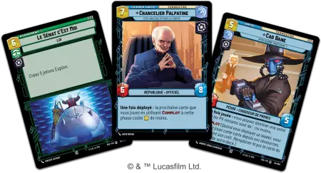 Stars Wars Unlimited - Secrets du Pouvoir - Deck 1 joueur Chancelier Palpatine (Français)