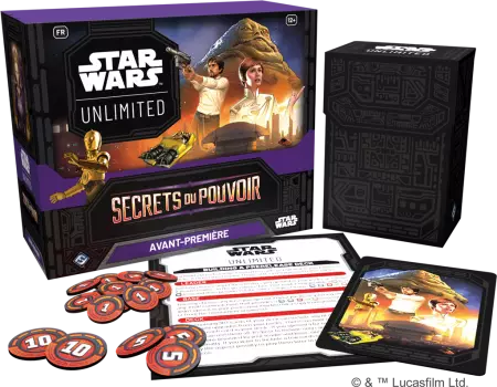 Stars Wars Unlimited - Secrets du Pouvoir - Pack Avant Premiere Français