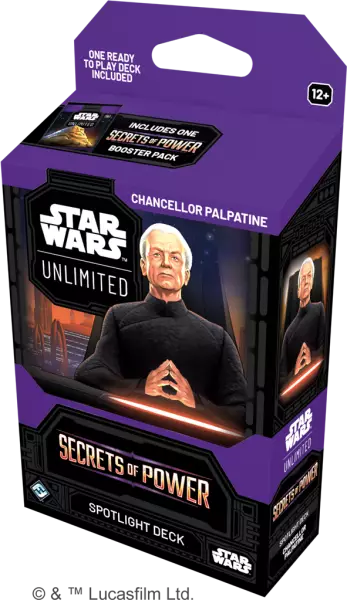 Stars Wars Unlimited - Secrets of Power - Deck: Chancellor Palpatine (English)