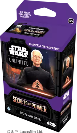 Stars Wars Unlimited - Secrets of Power - Deck: Chancellor Palpatine (English)