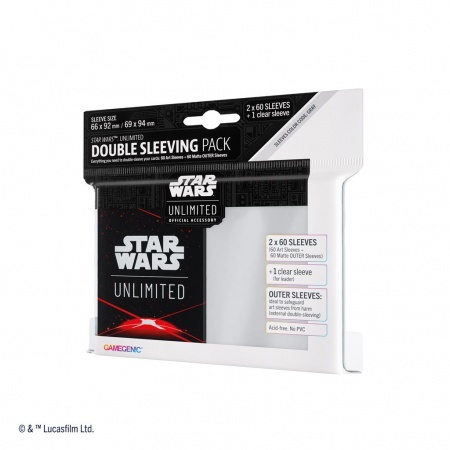 Stars Wars Unlimited - Sleeves Double Pack - Space Red