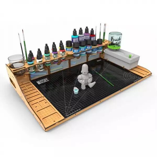 Station peinture avec Tapis de D�coupe - Green Stuff World