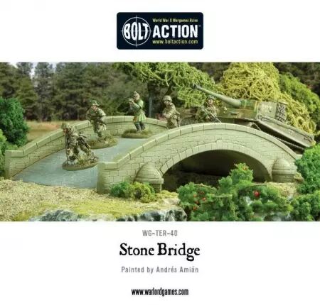 Stone Bridge � Pont en Pierre (Plastique 28mm) - Bolt Action - Warlord Games