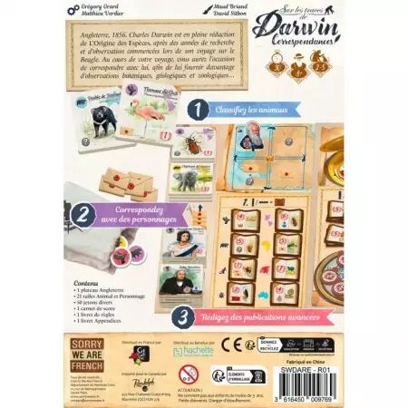 Sur les traces de Darwin - Extension : Correspondances - Sorry We Are French