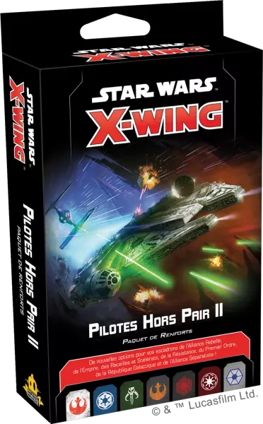 SW X-Wing 2.0 : Pilotes Hors Pair II
