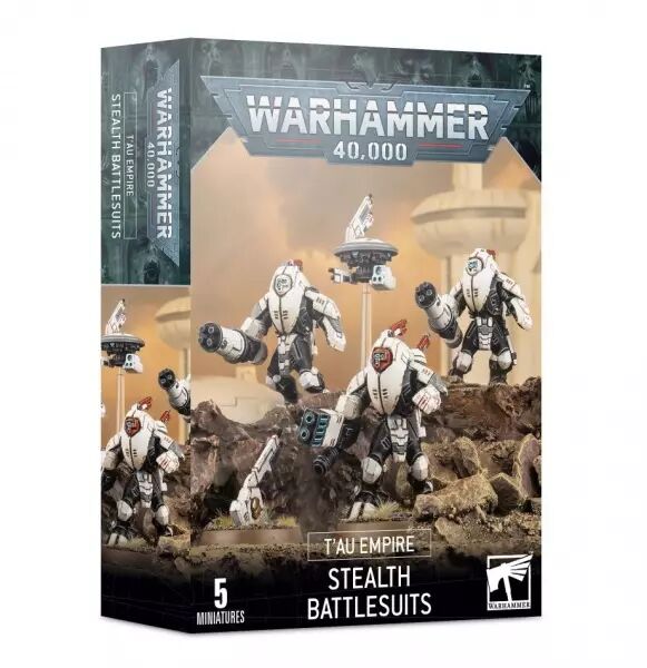 T\'au Empire - Xv25 Stealth Battlesuits - Warhammer 40k