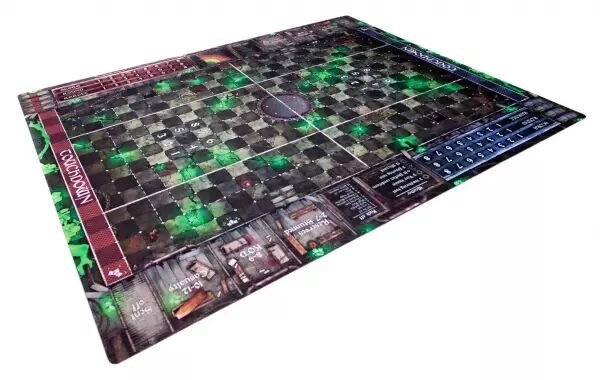 Tapis Blood Bowl - Egouts - 90cm x 70cm � single-sided rubber mat 