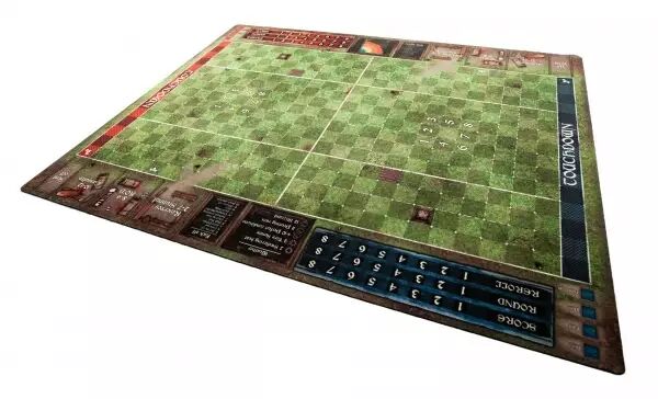 Tapis Blood Bowl - Pitch - 90cm x 70cm � single-sided rubber mat 