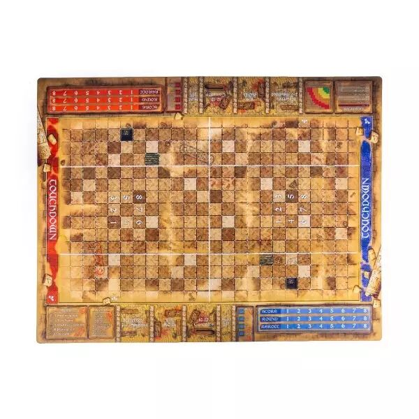 Tapis Blood Bowl - Sand Tomb pitch - 90cm x 70cm - single-sided rubber mat
