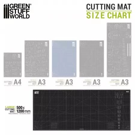 Tapis de d&eacute;coupe grand format 50x120 cm - Green Stuff World