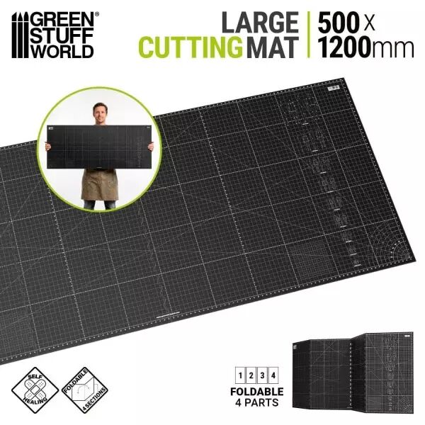 Tapis de d�coupe grand format 50x120 cm - Green Stuff World