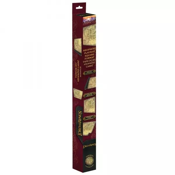 Tapis de Jeu Neoprene 90 x 70 cm Dragon Rouge Grenat