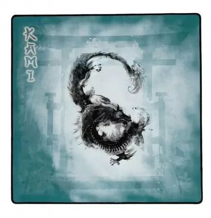 Tapis de jeux - Kami - Dragon d\'argent - 60X60 cm