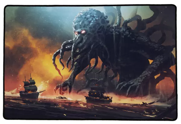Tapis de jeux - La destruction de Cthulhu - 60X40 cm