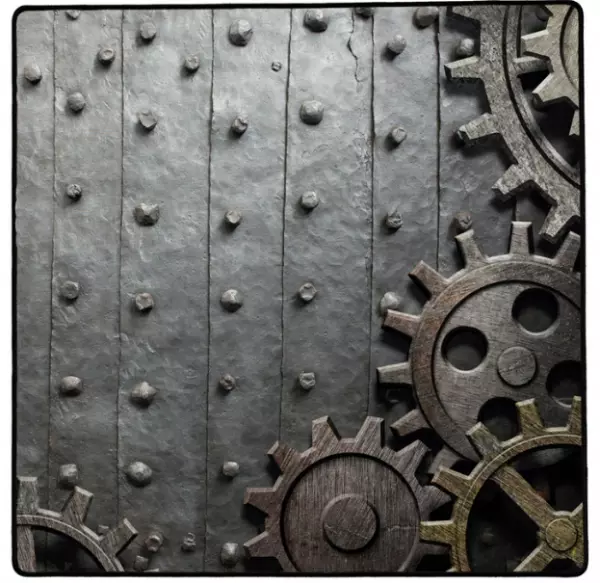 Tapis de jeux - Rusty Gear - 76X76 cm