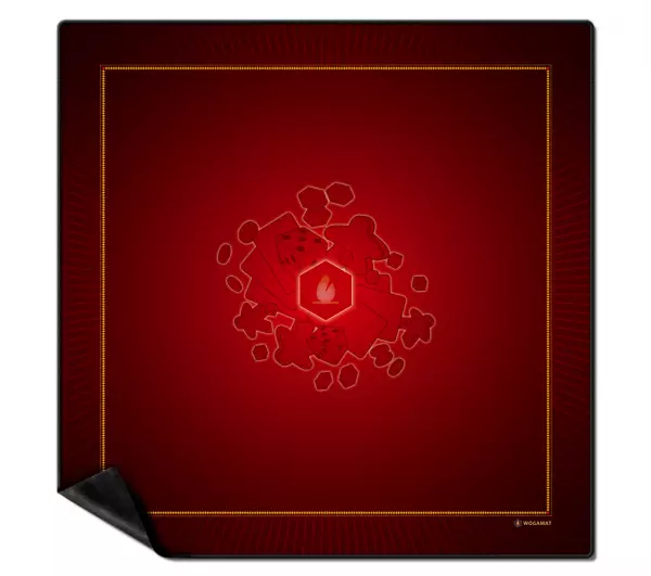 Tapis Multijeux Rouge Taille 3 (92x92cm)