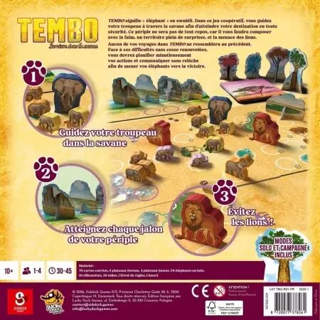 Tembo - Survivre dans la Savane - Lucky Duck Games 