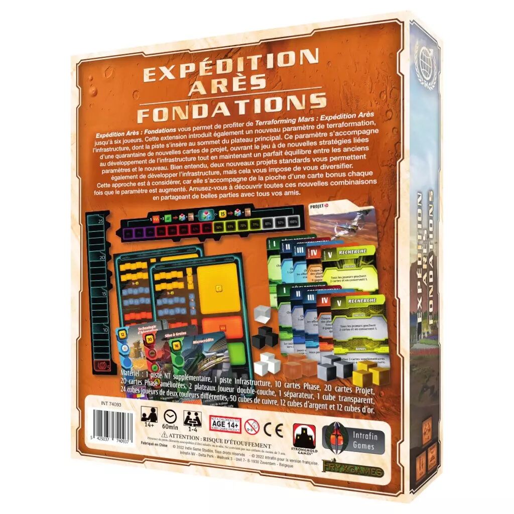 Terraforming Mars Expédition Arès Extension Fondations