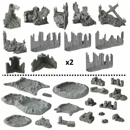 Terrain Crate - Armageddon Sector - Mantic 