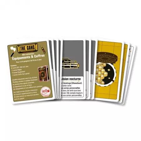 The Gang : Mini Extension Equipements & Coffres - Iello Cartes
