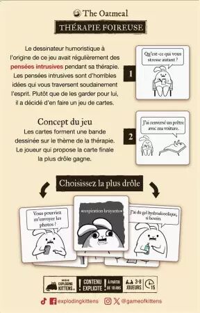 Thérapie Foireuse Extra Foireuse - Matthew Inman - Exploding Kittens