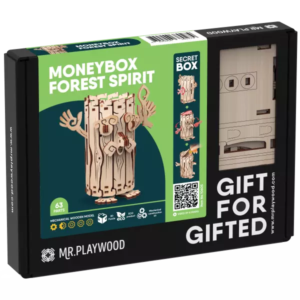 Tirelire \ Esprit De La F�ret\  Mod�le 3D Mobile En Bois