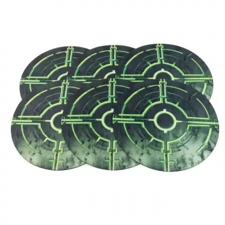 Tomb Gate x8 - Gabarits d\'objectif Age of Sigmar V4 (officiel)