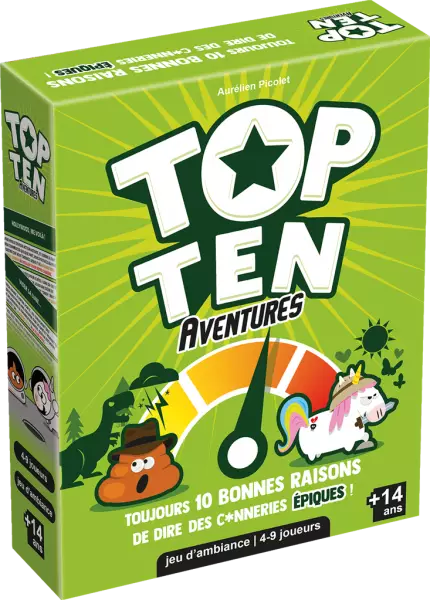 Top Ten Aventures - Cocktail Games