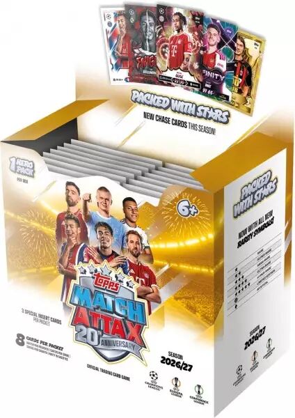 TOPPS - UCC Match Attax 26-27 Boite de 36 Boosters 