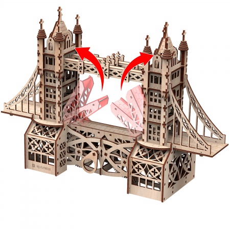 Tower Bridge Maquette 3D Mobile En Bois