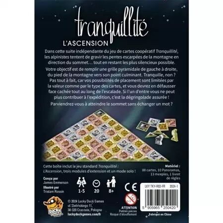 Tranquillité lAscension - Lucky Duck Games