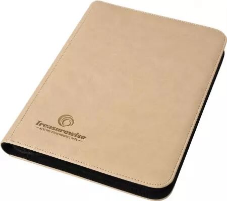 TreasureWise - WiseGuard XL Zip Binder - 360 cartes - Blanc