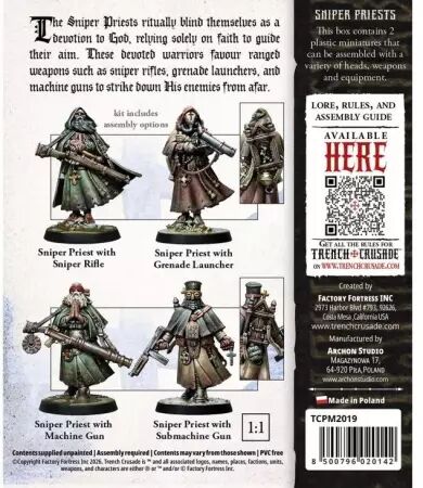 Trench Crusade - Sniper Priests  - Archon Studio