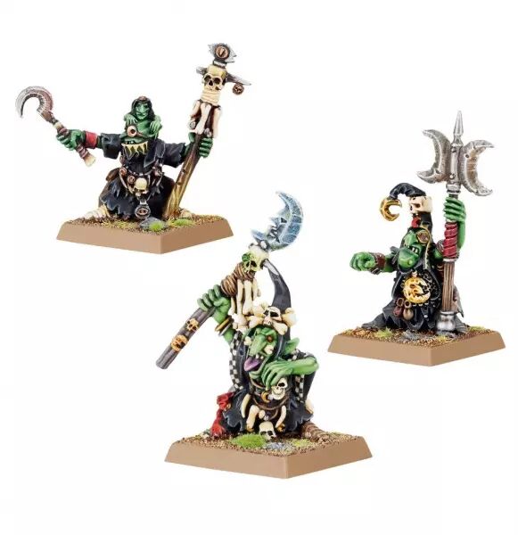Tribus d\'Orques et Gobelins - Chamanes Gobelins de la Nuit - Warhammer the Old World - Games Workshop 