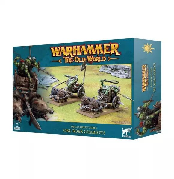 Tribus d\'orques et Gobelins - Chars � Sangliers Orques (Orc Boar Chariots) - Warhammer the Old World