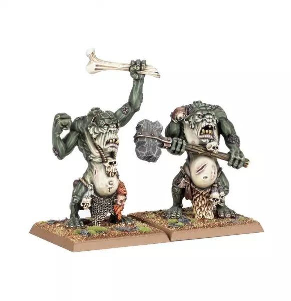 Tribus d\'Orques et Gobelins - Trolls Communs - Warhammer the Old World - Games Workshop 