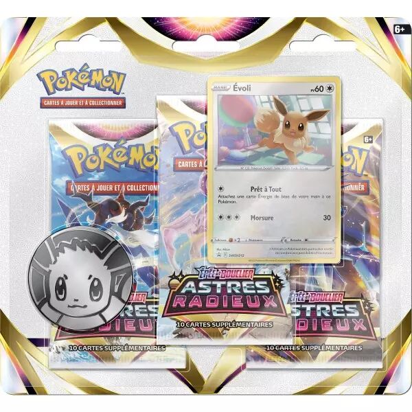 Tripack Evoli Ep�e et Bouclier - Astres Radieux