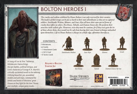 Trône de fer - Le Jeu de Figurines - Héros Bolton 1