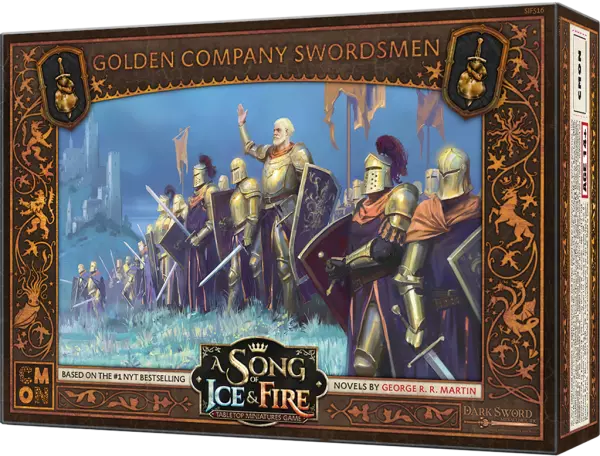 Tr�ne de fer - Le Jeu de Figurines - Ma�tres d�Armes de la Compagnie Dor�e